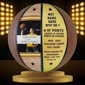 Basketball Senior Night Gifts, PHOTO Basketball