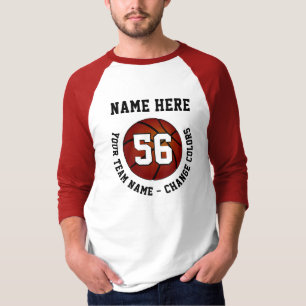 Basketball Shirts with Name, Number, Team