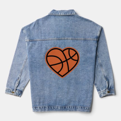 Basketball Shooti Denim Jacket
