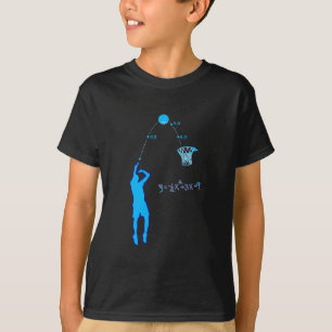 Basketball Shot and Quadratic equation T-Shirt