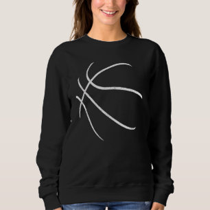 Basketball Silhouette Bball Player Coach Sports Ba Sweatshirt