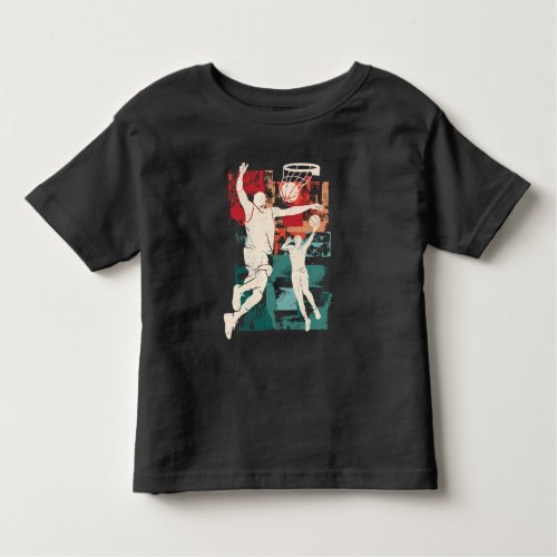 Basketball silhouette design T_Shirt