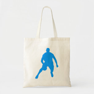 Basketball Silhouette Tote Bag