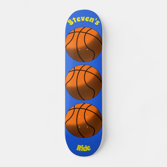 Basketball Skateboard Deck (Front)