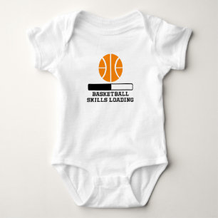 Basketball Skills Loading Baby Bodysuit