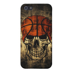 Basketball Skull Case For iPhone 5