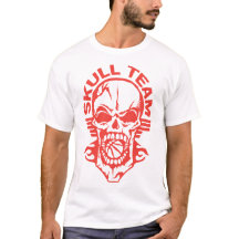 basketball skull team tete team logo