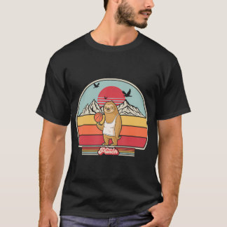 Basketball Sloth Shirt. Retro Style T-Shirt