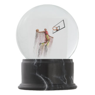 Basketball snow globe
