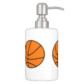 Basketball Soap Dispenser And Toothbrush Holder (Right)