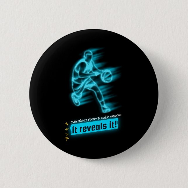 Basketball Spirit  Button (Front)