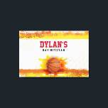 BASKETBALL SPLASH Bar Mitzvah Sign In Memory Board<br><div class="desc">Email me requests at marlalove@hotmail.com</div>