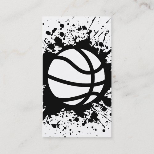 basketball splatz business card template