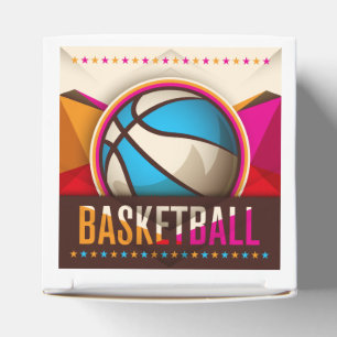 Basketball Sport Ball Game Cool Abstract Favor Boxes