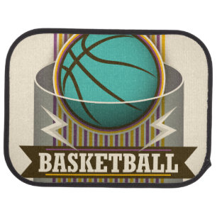 Basketball Sport Ball Game Cool Car Mat