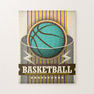 Basketball Sport Ball Game Cool Jigsaw Puzzle