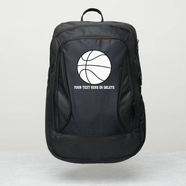 Basketball  sport  ball , team ,player, foryou port authority® backpack (Front)