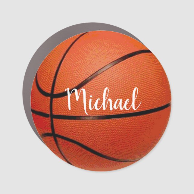 Basketball Sport - Basket Ball Your Name Car Magnet (Front)