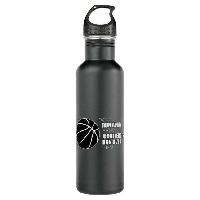 Basketball Sport Basketball Player Team Gift Idea Stainless Steel Water Bottle (Front)