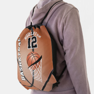 Basketball 🏀 Sport Design Drawstring Bag