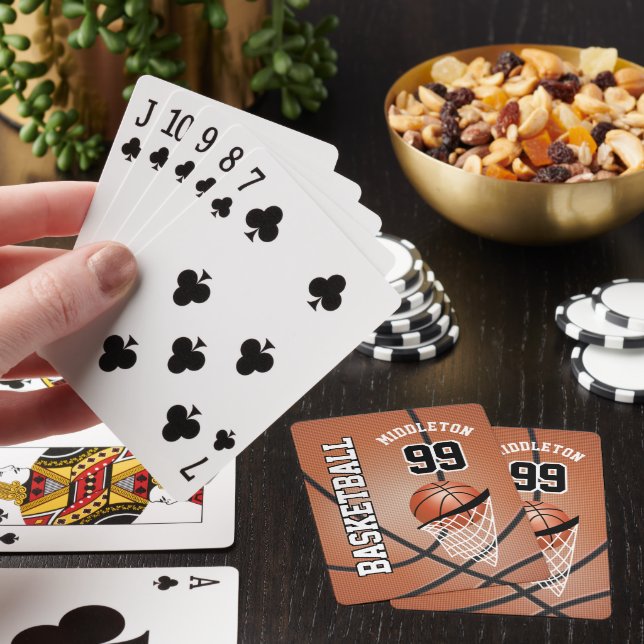 Basketball 🏀 Sport Design  Poker Cards (In Situ)
