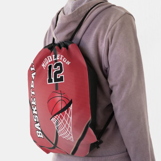 basketball purse red