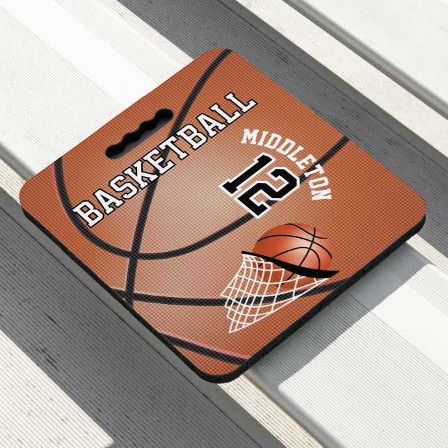 Basketball Sport Design Seat Cushion (In Situ)