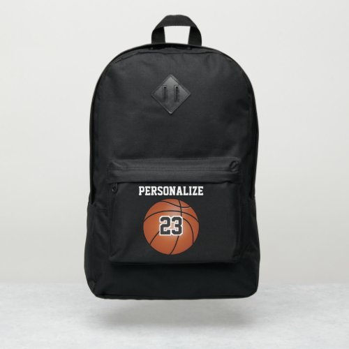 Basketball _ Sport  DIY Name  Number  Port Authority Backpack