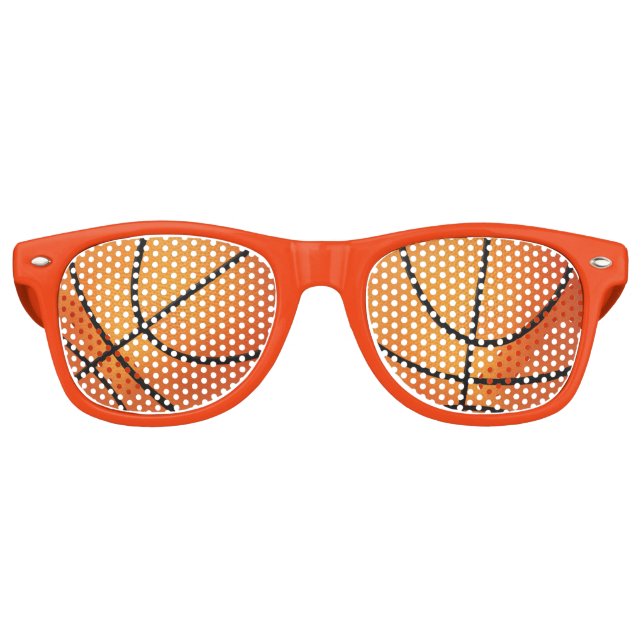 Basketball | Sport fan Retro Sunglasses (Front)