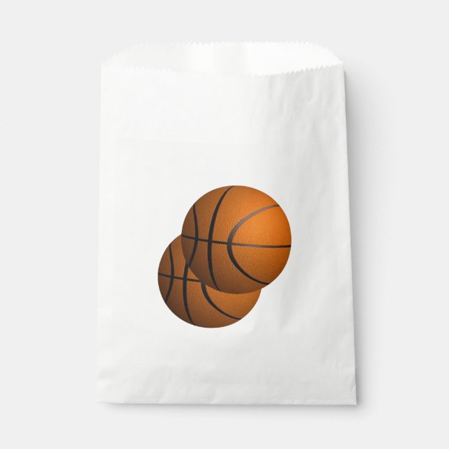 Basketball Sport Favor Bag (Front)