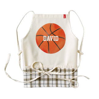 Basketball | Sport Gifts Zazzle HEART Apron