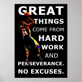 Basketball Sport Motivational Inspirational Quote Poster