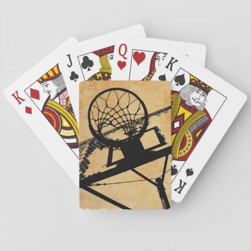 basketball sport pop art playing cards