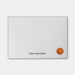 Basketball Sport Theme Custom Name Text Post-it Notes