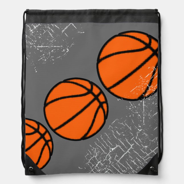 basketball sporting goods drawstring bag (Front)
