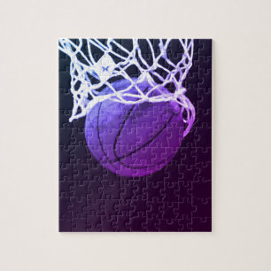 Basketball - Sports Art Photos & Illustrations Jigsaw Puzzle