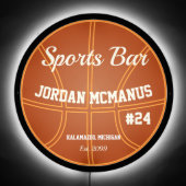 Basketball Sports Bar LED Sign (Front)