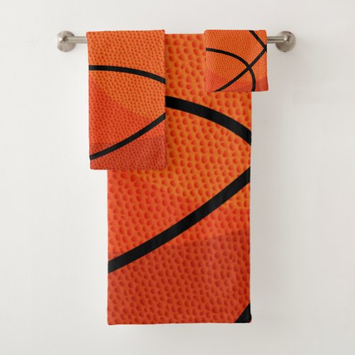 Basketball Sports Bath Towel Set