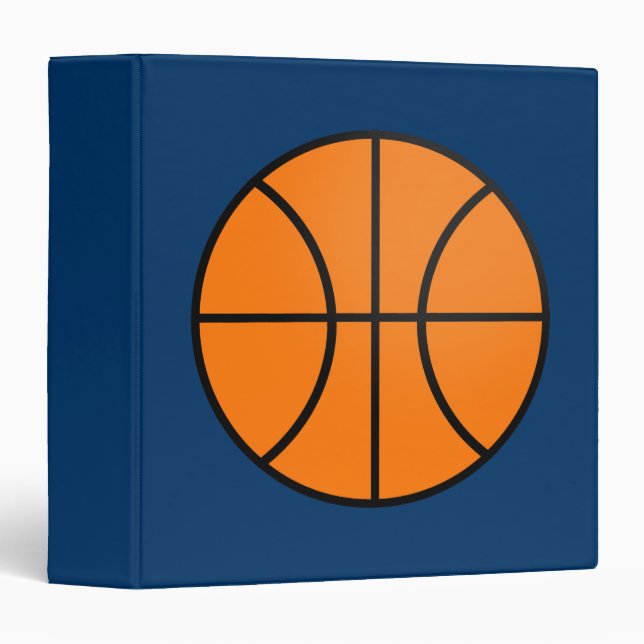 Basketball Sports Binder Gift (Front/Spine)
