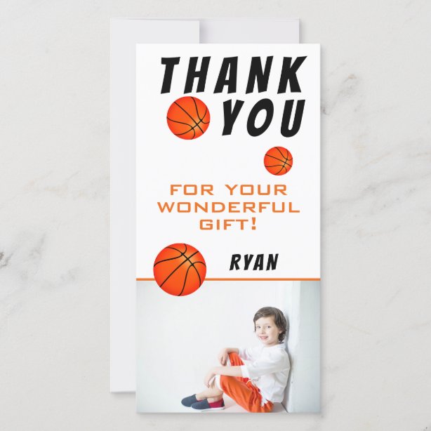 234+ Basketball Thank You Cards Zazzle