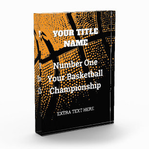 Basketball sports competition custom trophy acrylic award
