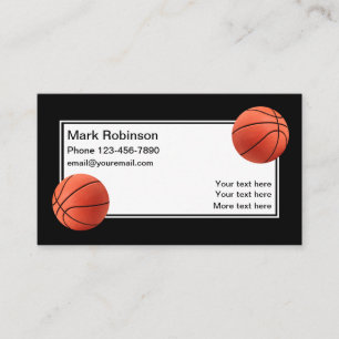 Basketball Sports Cool Business Card
