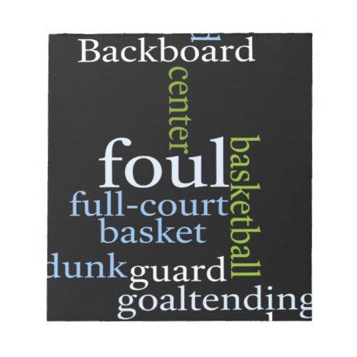 Basketball Sports Fanaticjpg Notepad