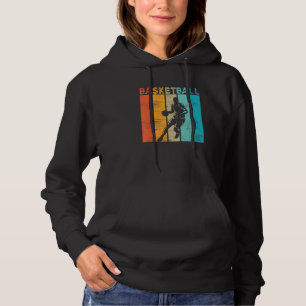Basketball Sports For Women Men Kids Vintage Hoodie
