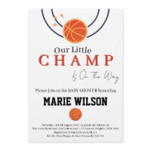 Basketball Sports Girl Boy Favors Baby Shower