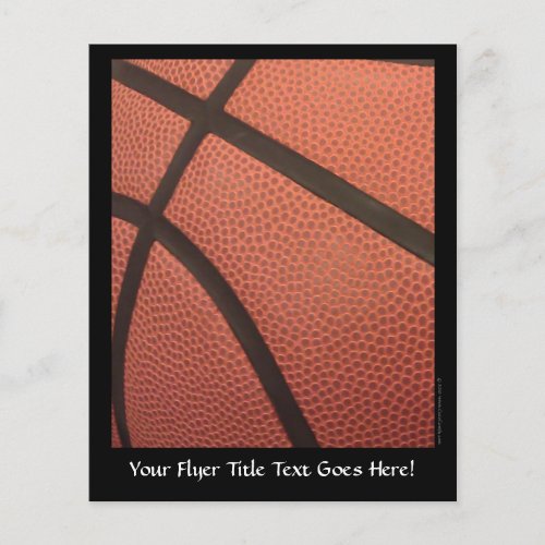 Basketball Sports Image Flyer
