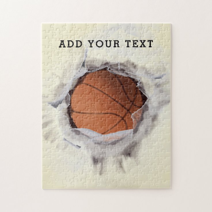 Basketball Sports Jigsaw Puzzle Zazzle
