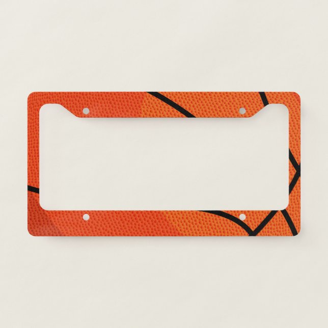 Basketball Sports License Plate Frame (Front)
