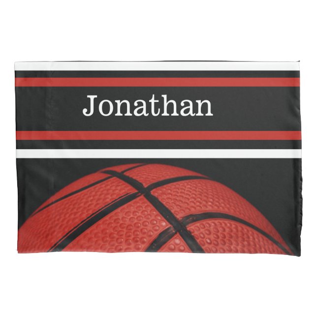 Basketball  Sports Name, Player Coach Teammate Pillow Case (Front)
