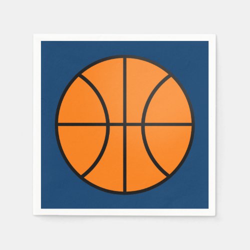 Basketball Sports Party Birthday Napkins